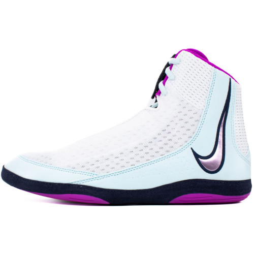 Wrestling Shoes Nike Inflict 4 WHITE/HYPER VIOLET-GLACIER BLUE